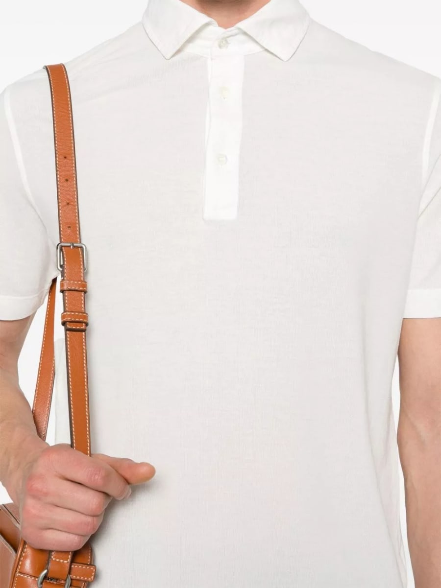Drumohr la polo in cotone, view 4