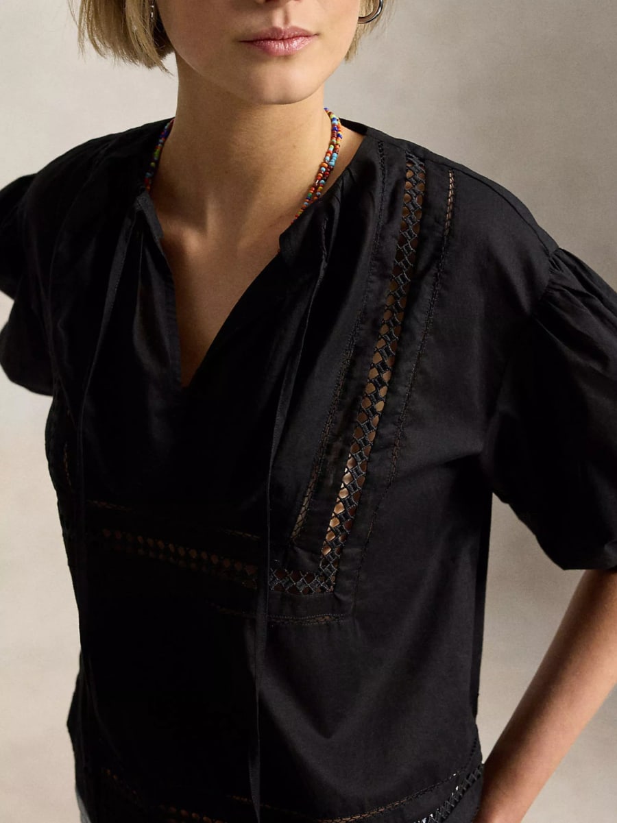 Polo Ralph Lauren Blusa in cotone, view 4
