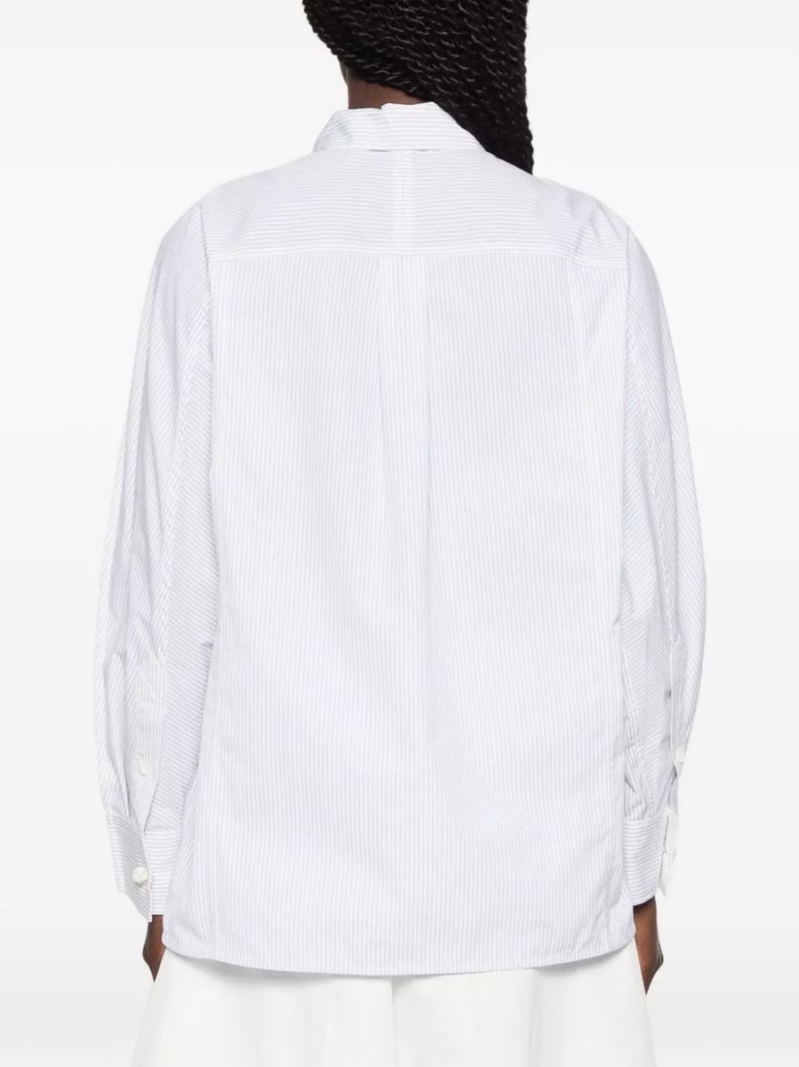 Bottega Veneta Camicia a righe in cotone, view 2