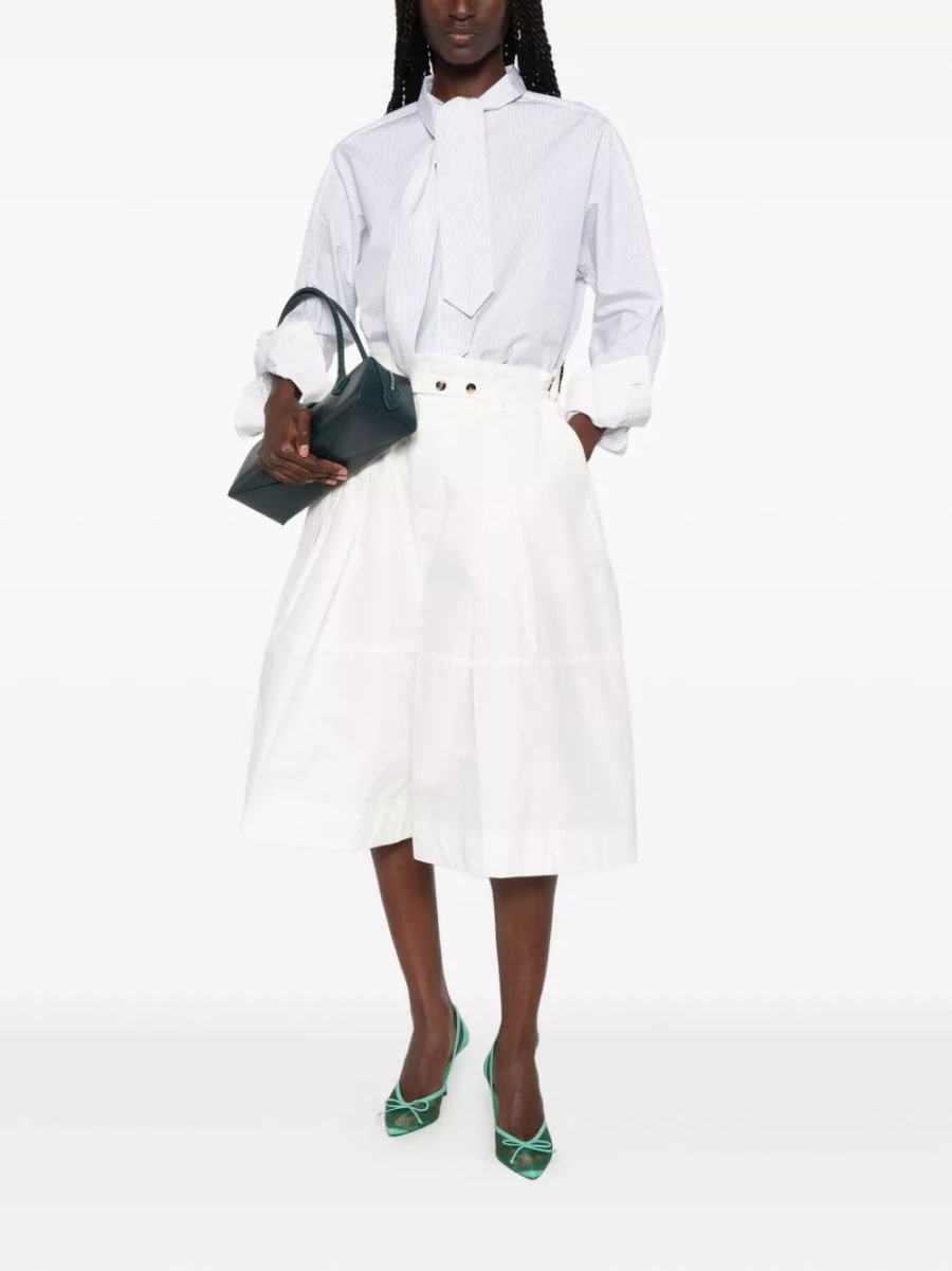 Bottega Veneta Camicia a righe in cotone, view 5