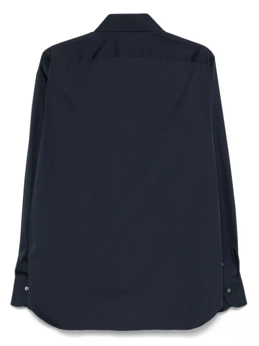 Finamore 1925 napoli Camicia in cotone stretch classica, view 2