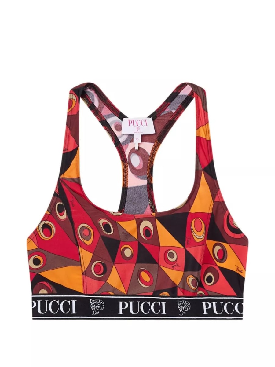 Pucci Bralette stampato