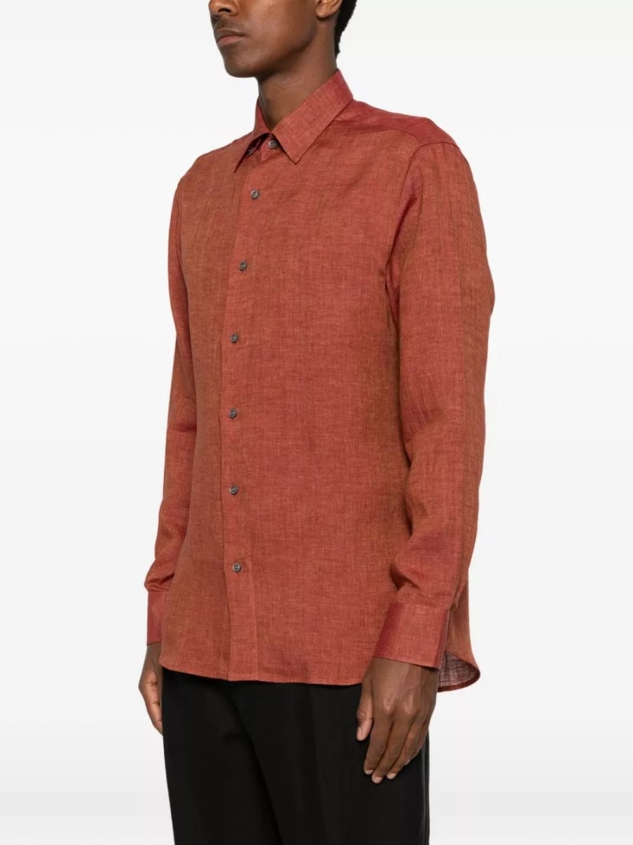 Brioni Camicia in lino, view 2
