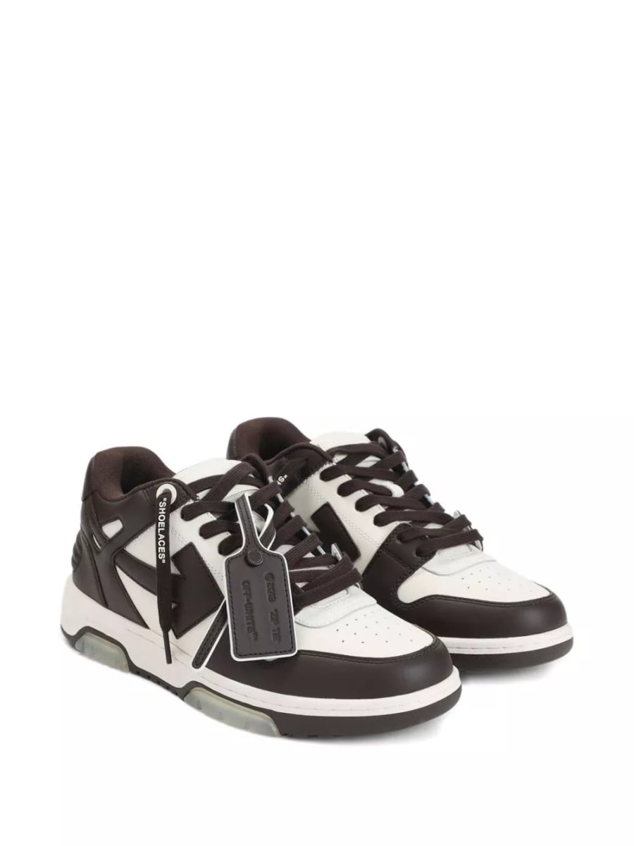 Off-White Sneakers in pelle Out Of Office, view 2