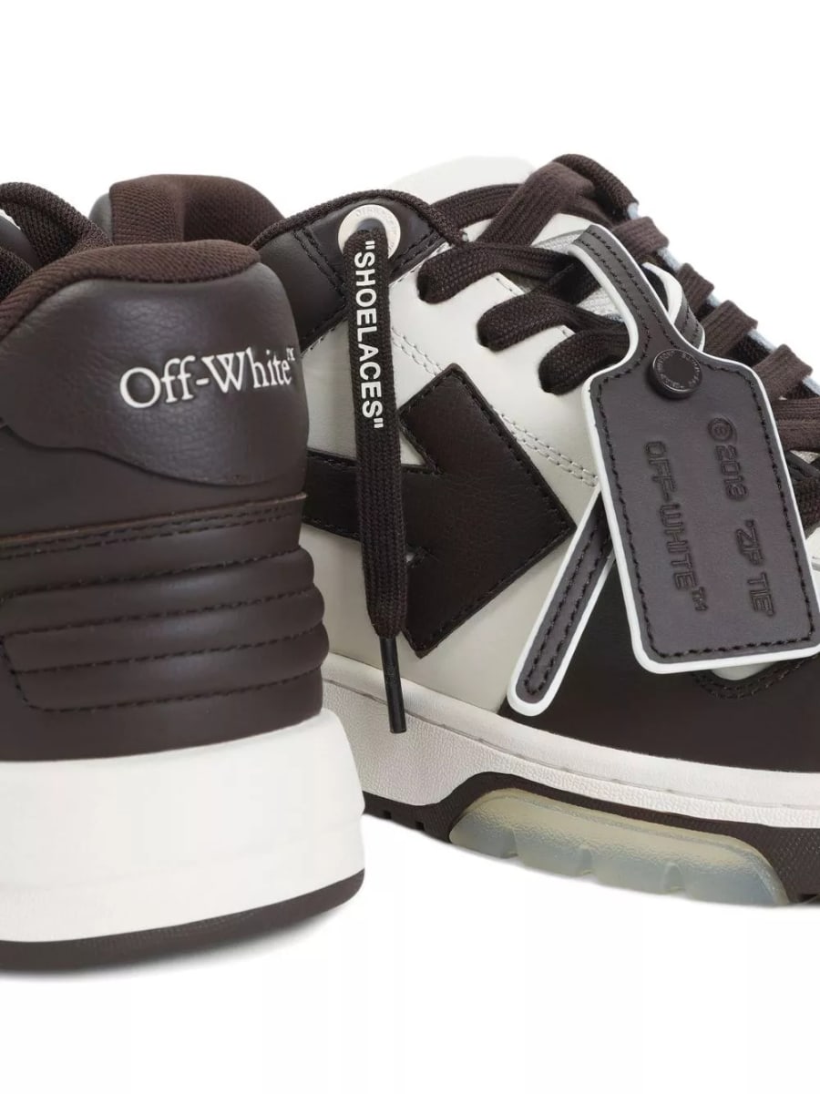 Off-White Sneakers in pelle Out Of Office, view 4