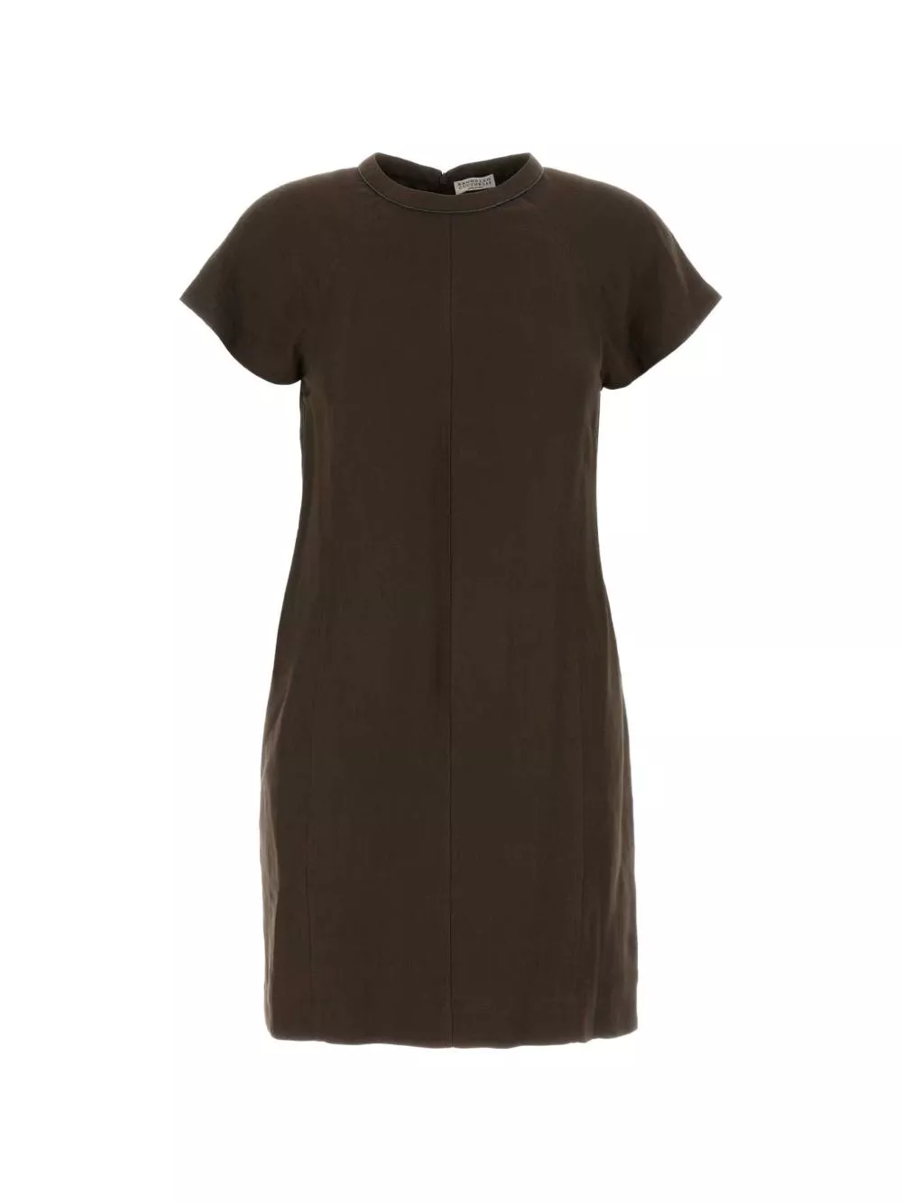Brunello Cucinelli Abito t-shirt in misto lino