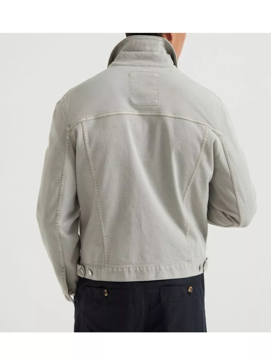 Brunello Cucinelli Giacca in denim, view 5