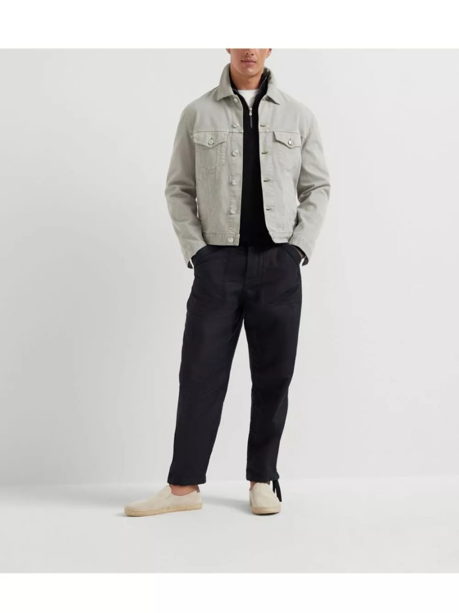 Brunello Cucinelli Giacca in denim, view 6