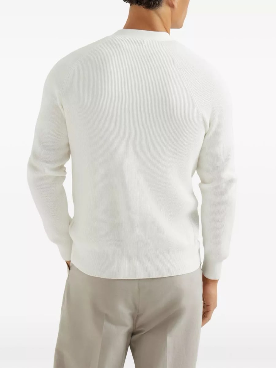 Brunello Cucinelli Cardigan in cotone, view 4