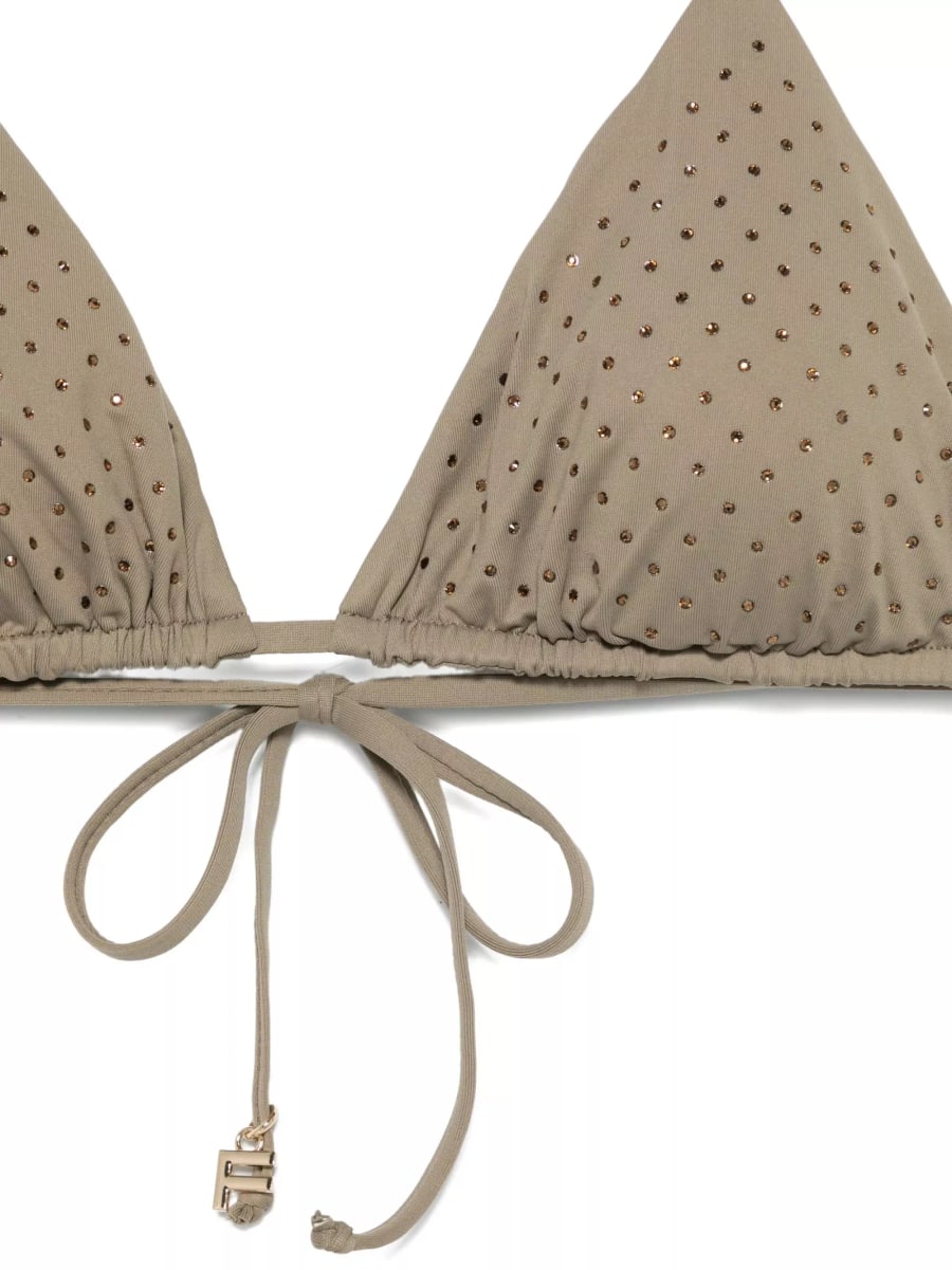 Fisico Bikini triangolo con cristalli, view 3