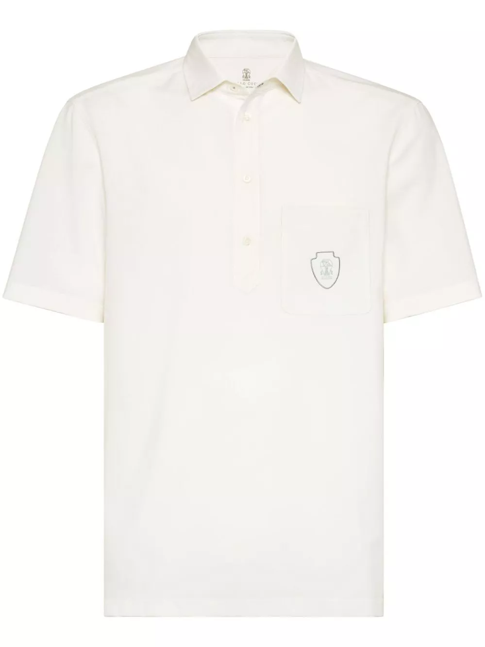 Brunello Cucinelli Polo in lana con logo