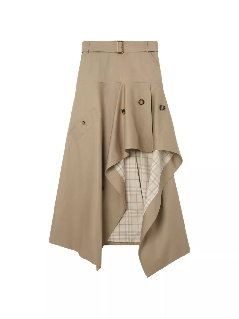 Burberry Gonna lunga in cotone