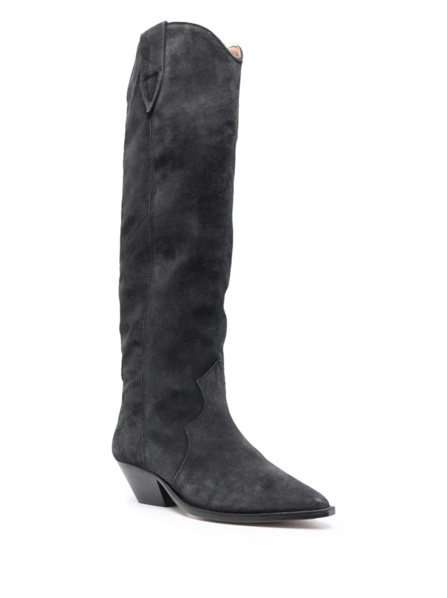 Isabel Marant Stivali in pelle scamosciata Denvee, view 4