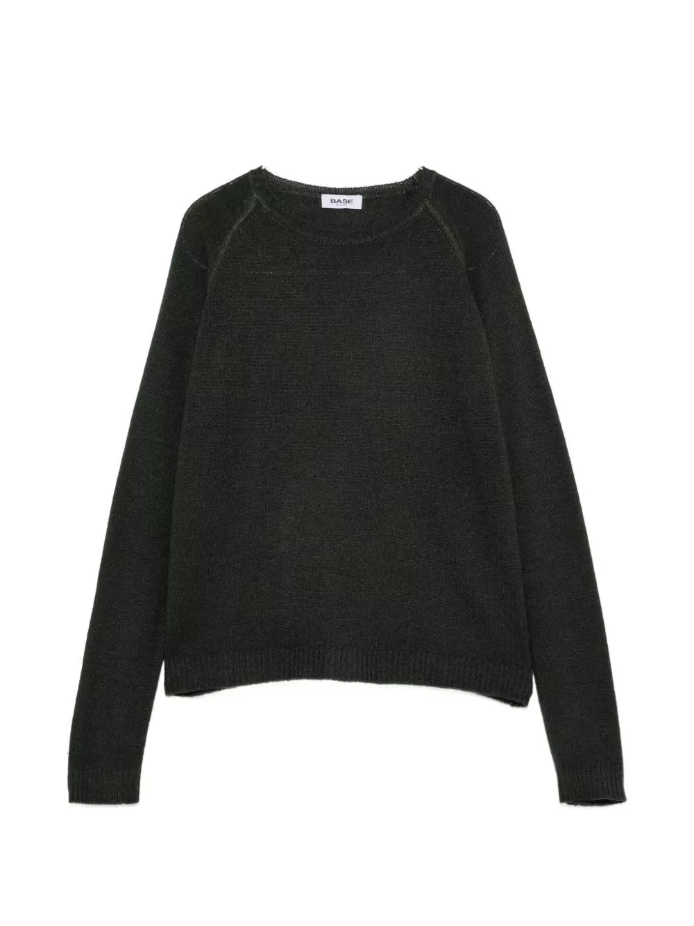 Base Maglione girocollo in lana e cashmere