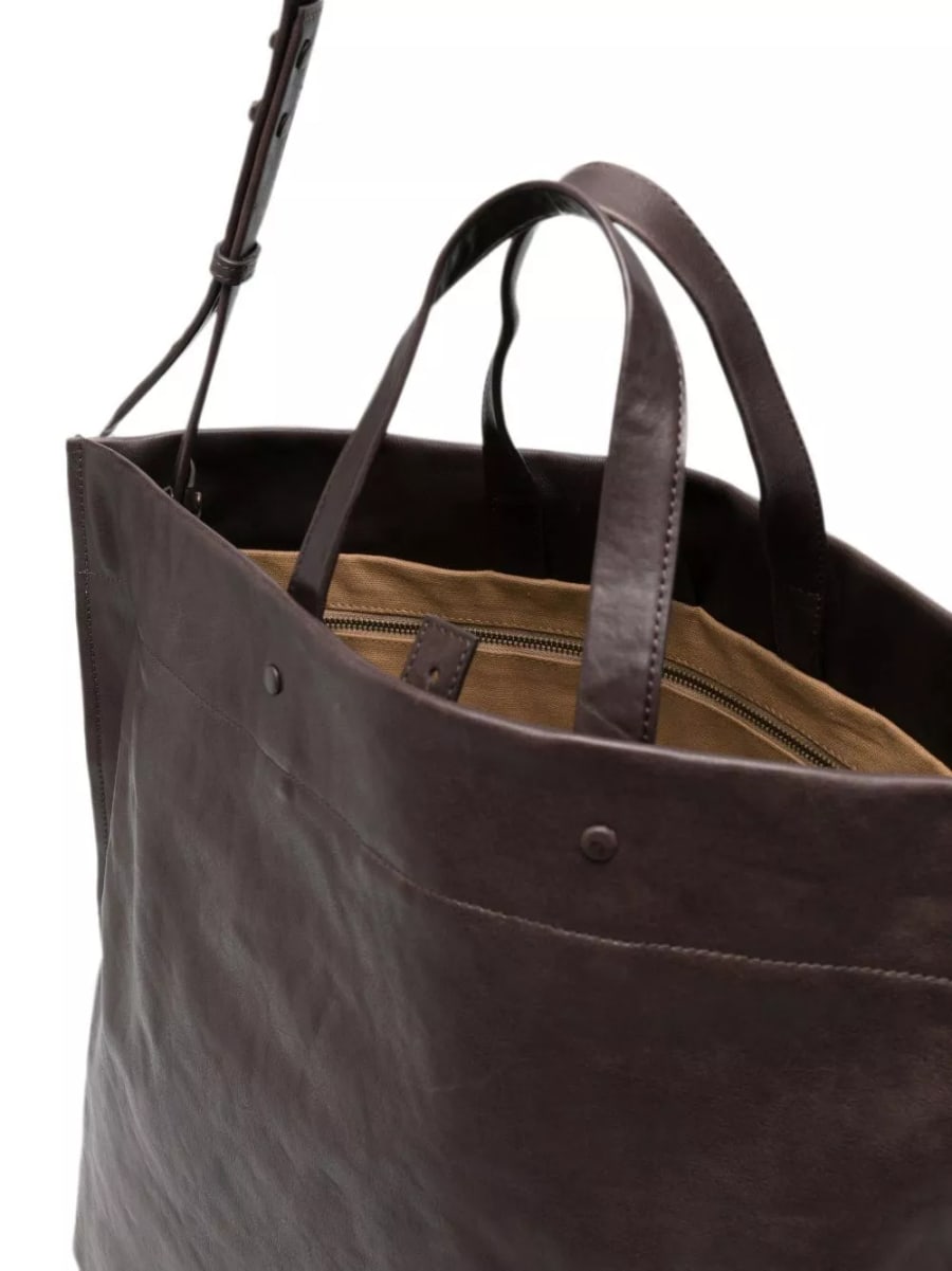 Lihann george Borsa tote in pelle Matti, view 3