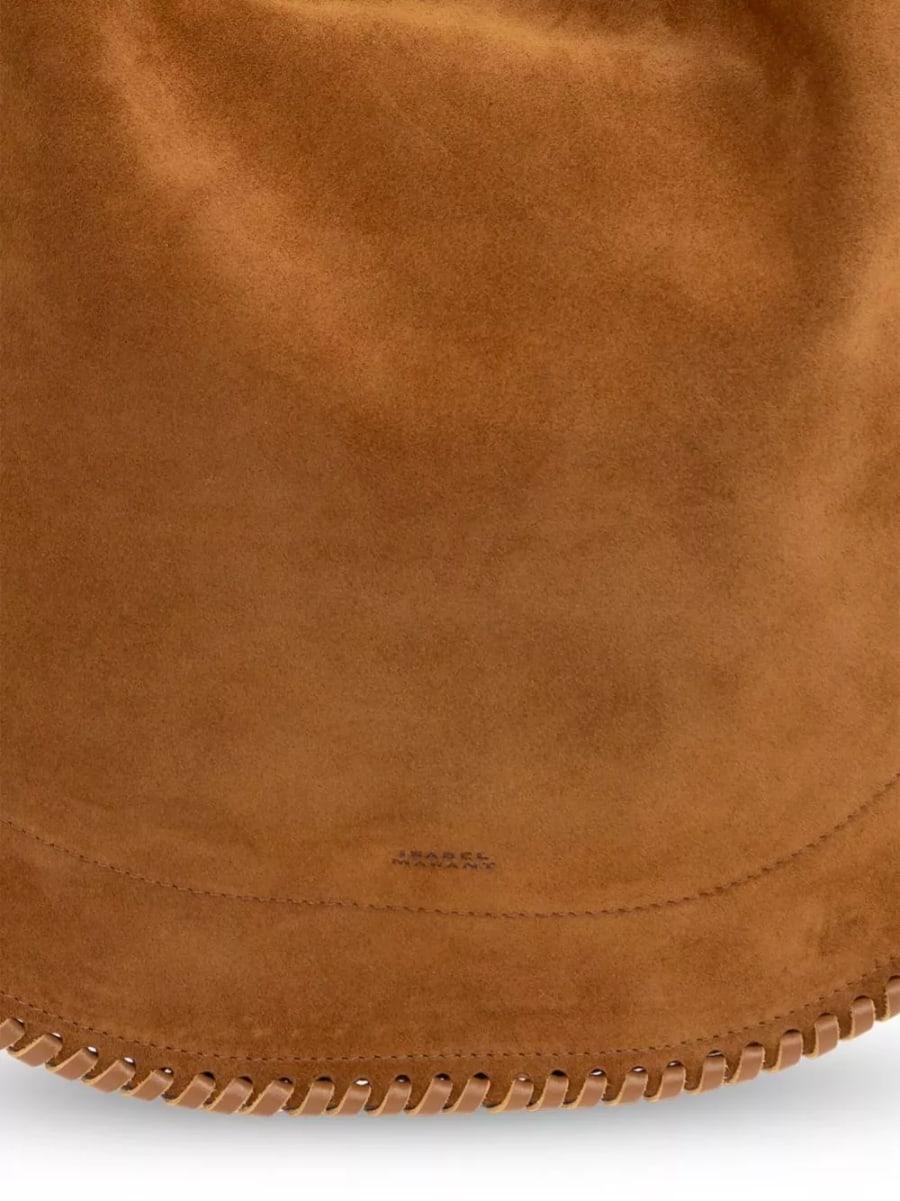 Isabel Marant Borsa hobo in pelle morbida Oskan, view 4