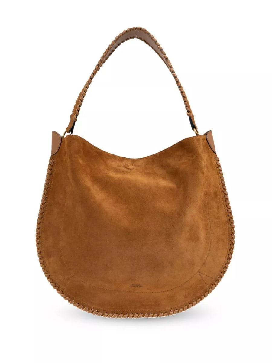 Isabel Marant Borsa hobo in pelle morbida Oskan, view 6