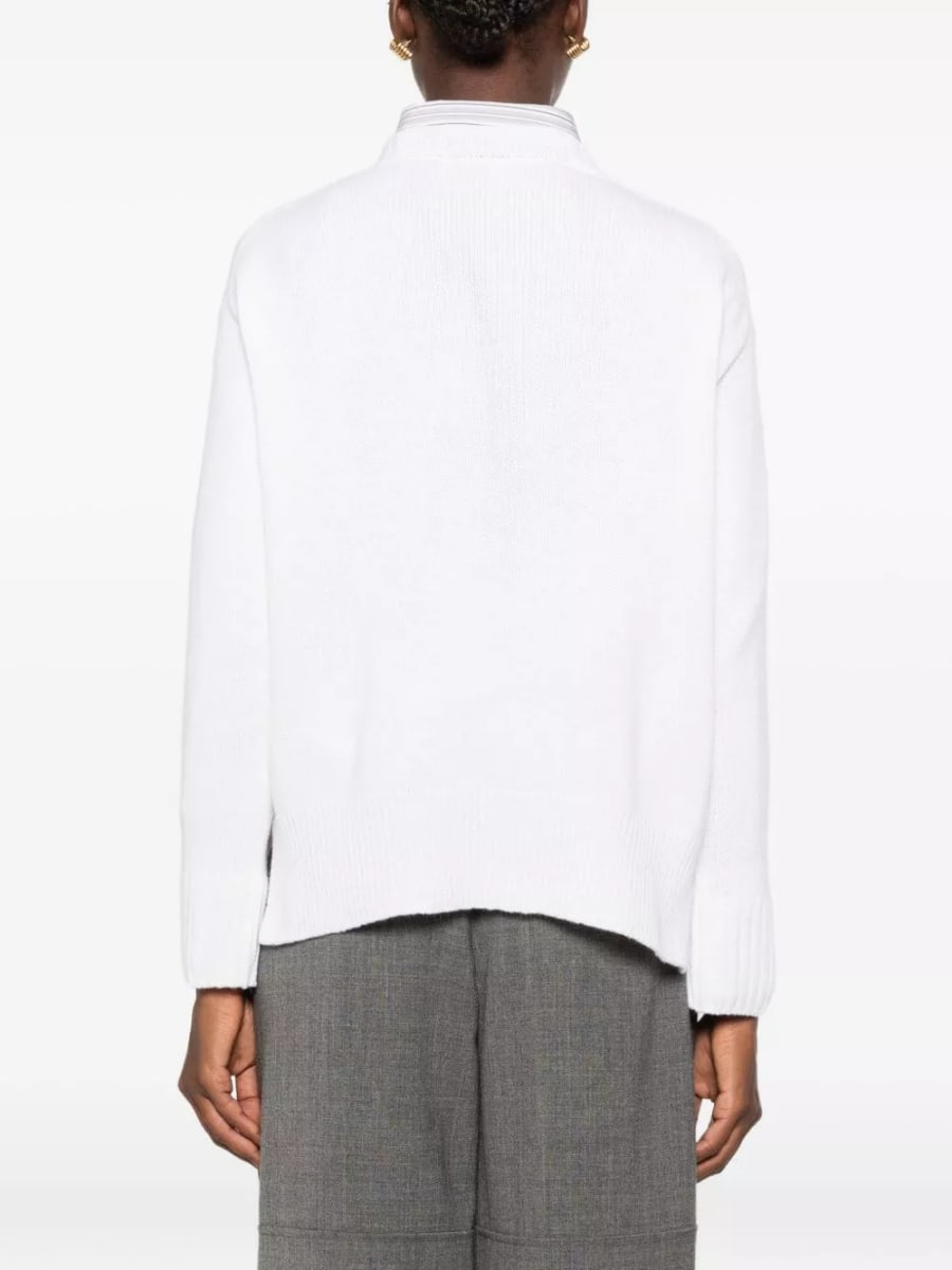 Base Maglione girocollo in lana e cashmere, view 5