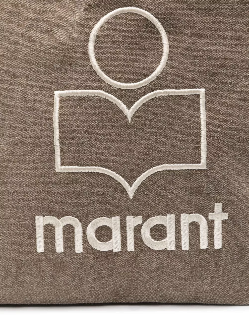 Isabel Marant Borsa shopping in cotone piccola Yenky, view 2