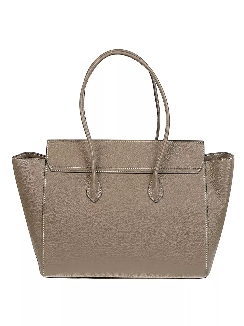 Rounn Borsa shopping in pelle Felice Flap, view 2