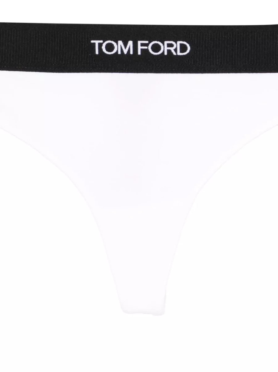 Tom Ford Slip perizoma con logo, view 2