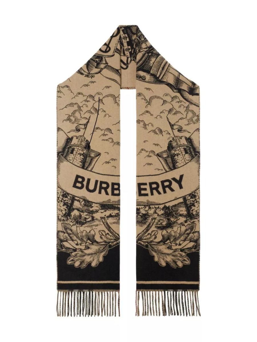 Burberry Sciarpa in cashmere, view 2