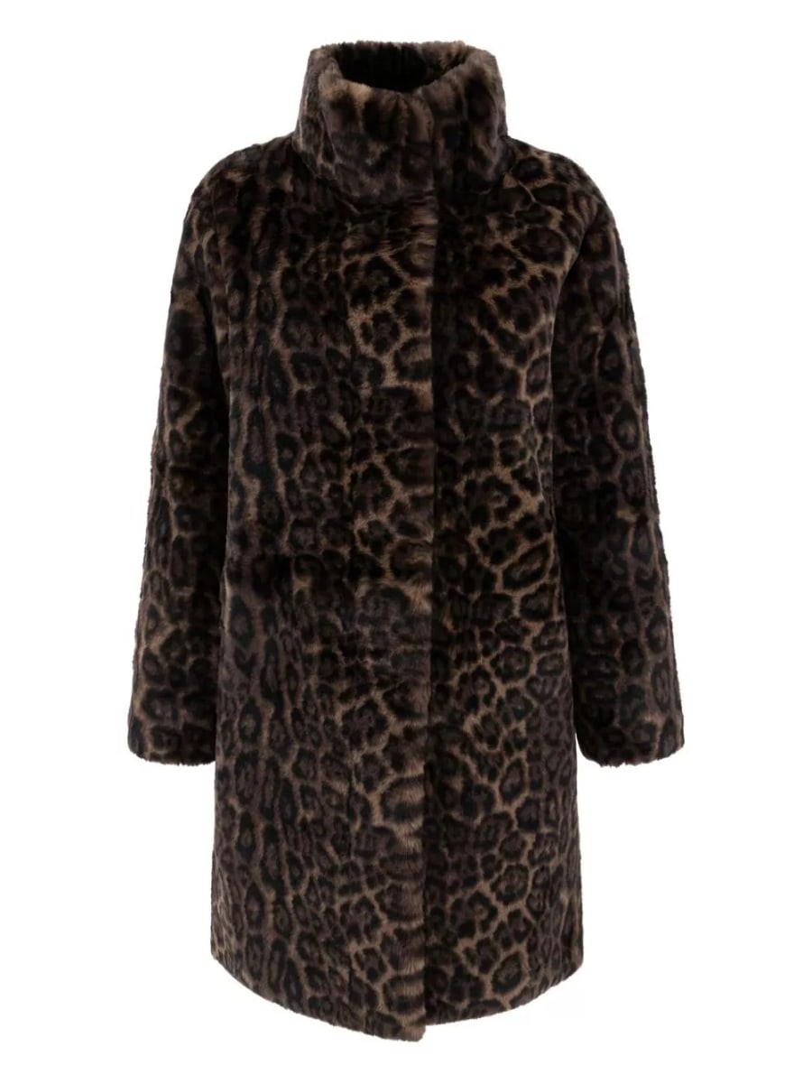 Apparis Cappotto Leopardato Blair