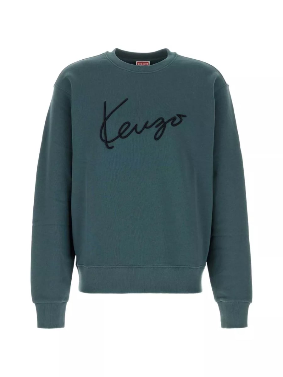 Kenzo logo cotone felpa