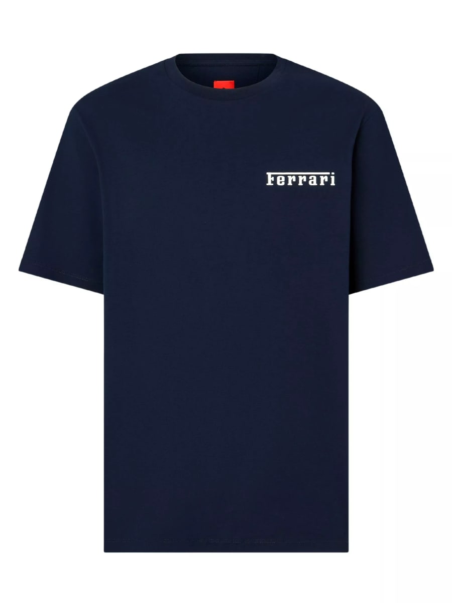 Ferrari T-shirt in cotone con logo
