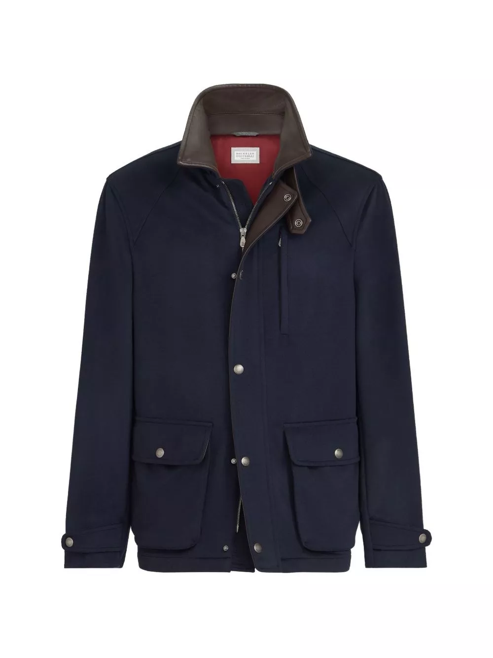 Brunello Cucinelli Cappotto caban in lana