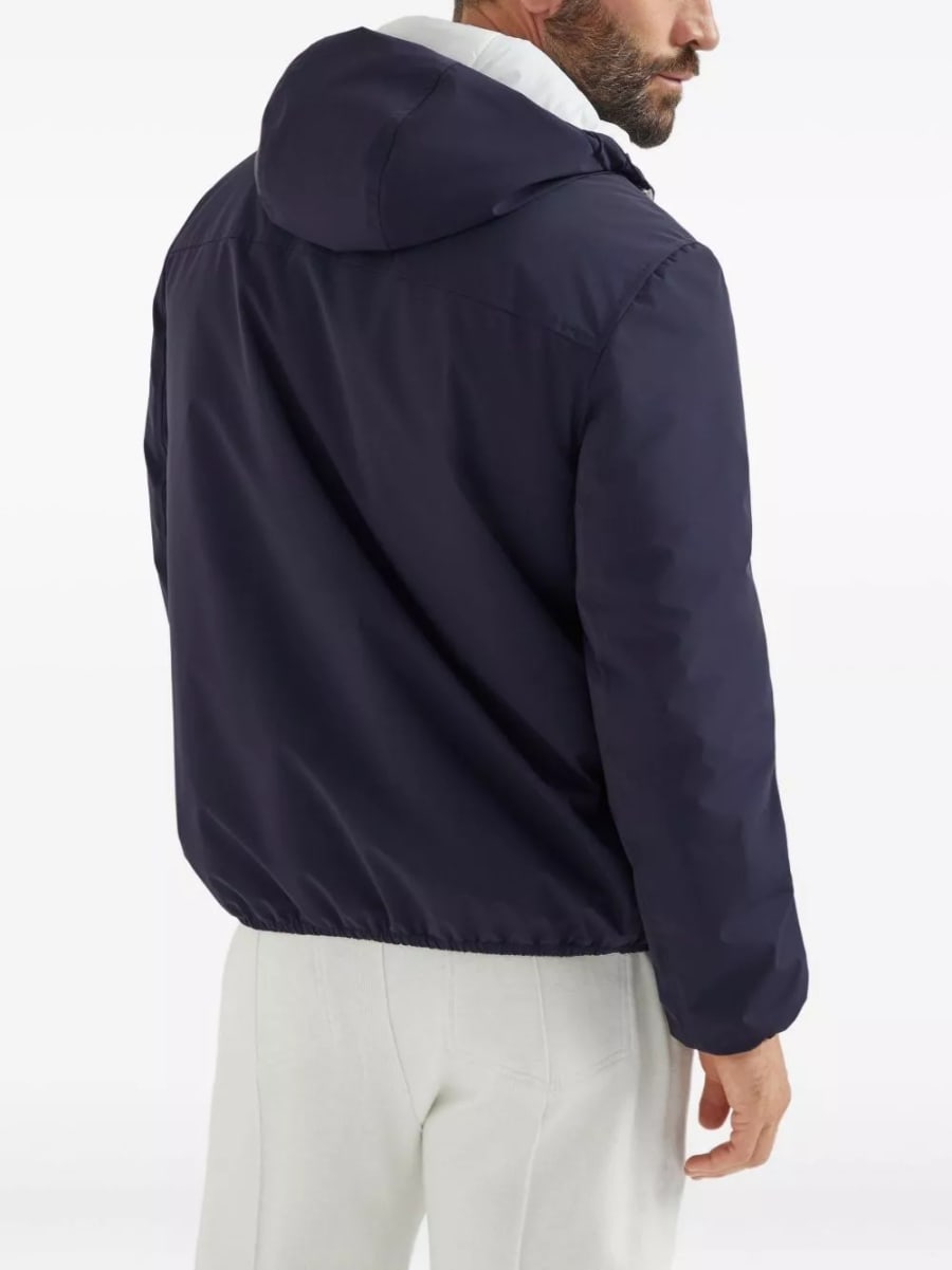 Brunello Cucinelli Giacca blouson in nylon, view 4
