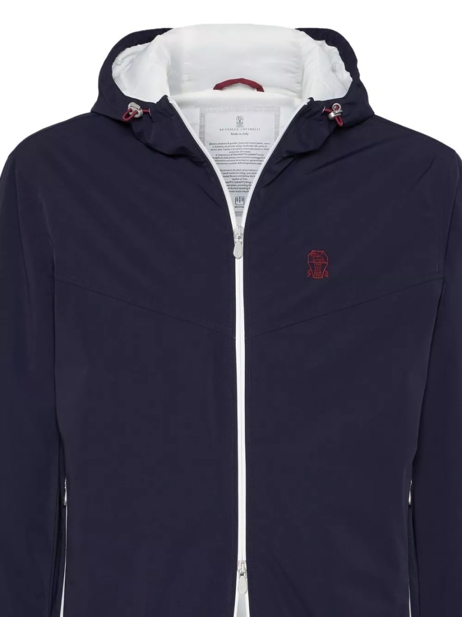Brunello Cucinelli Giacca blouson in nylon, view 7