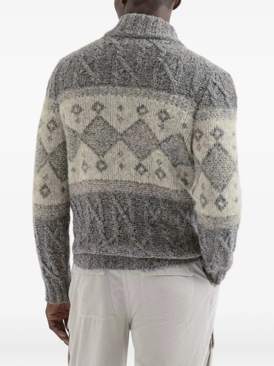 Brunello Cucinelli Cardigan in lana, view 2