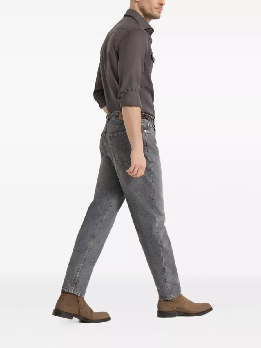 Brunello Cucinelli Jeans in denim di cotone, view 5
