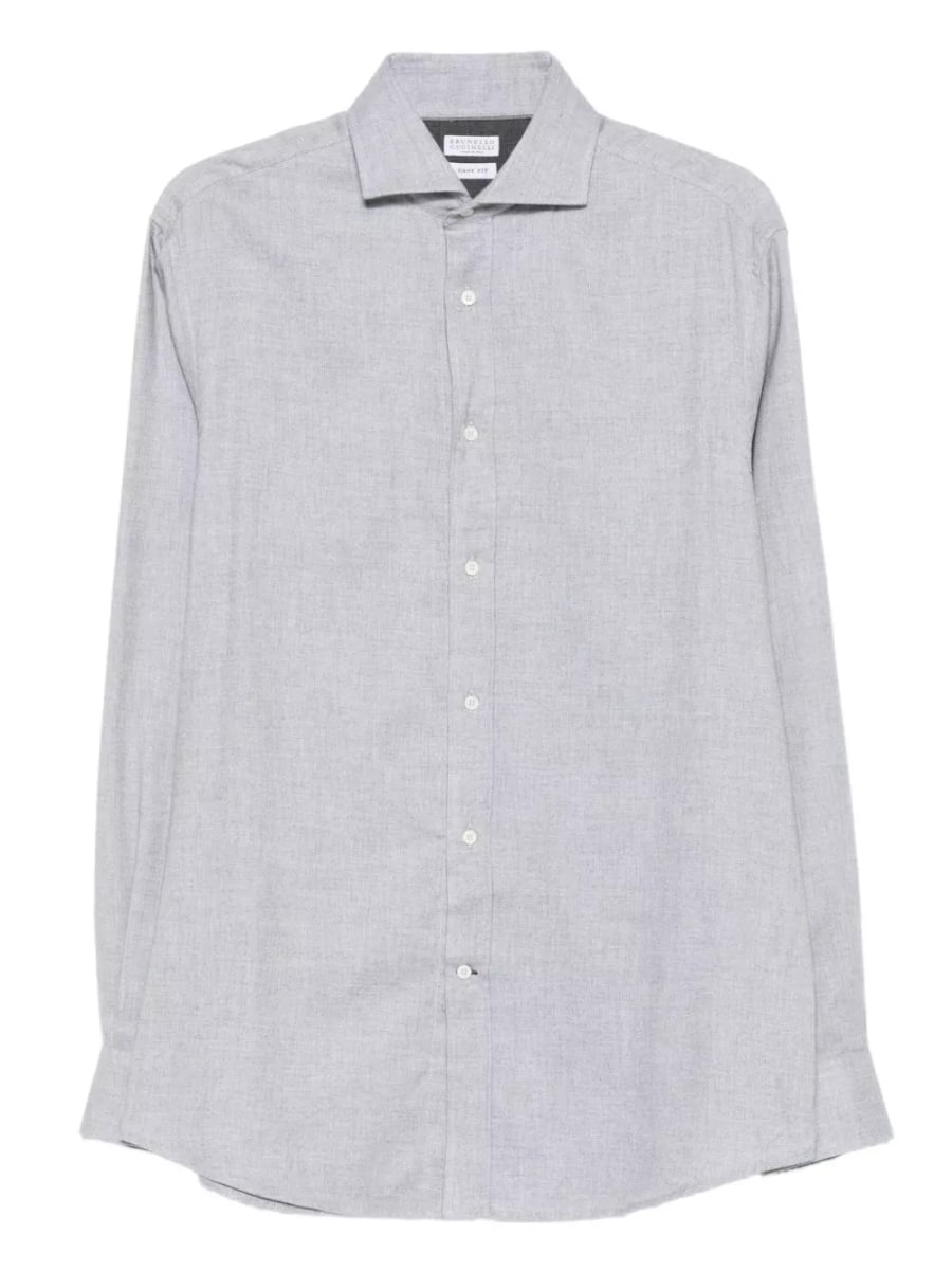 Brunello Cucinelli Camicia in misto cotone
