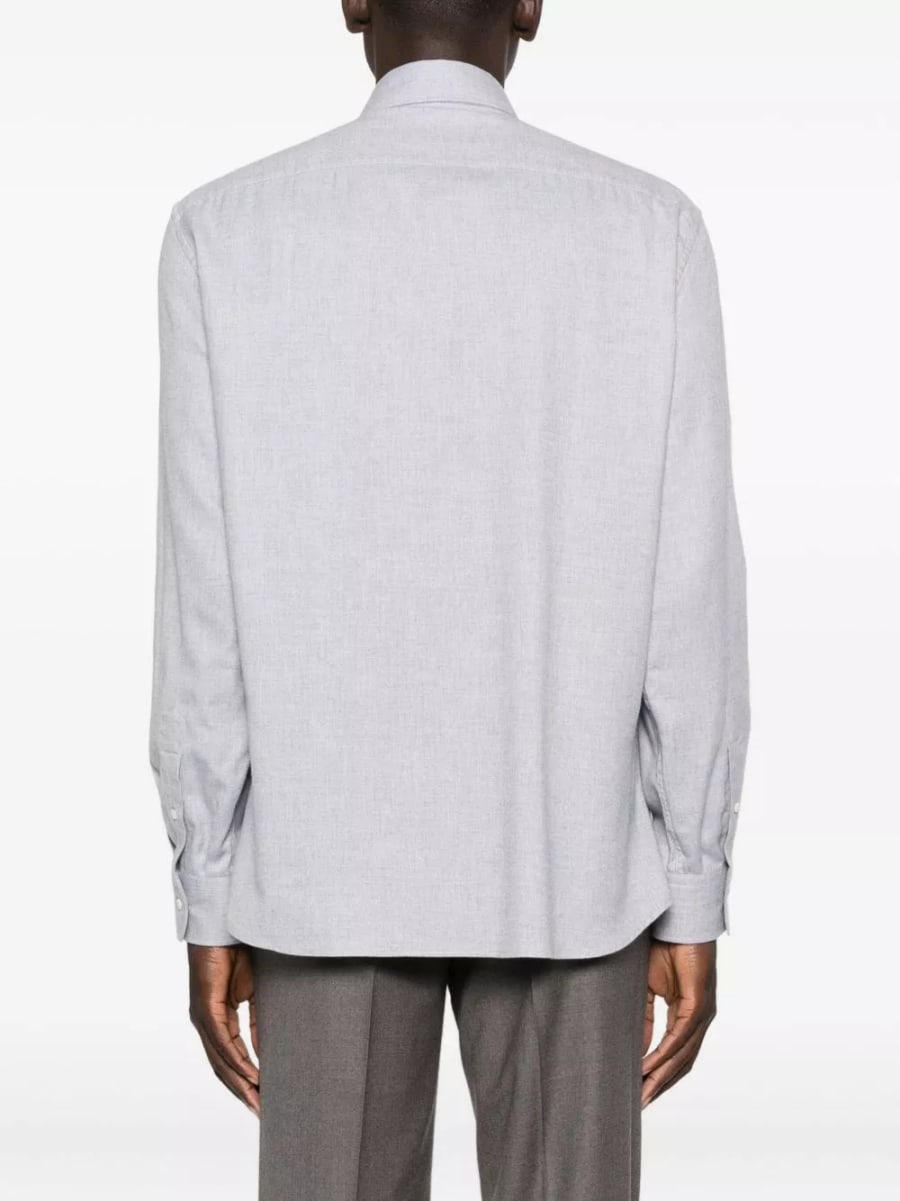 Brunello Cucinelli Camicia in misto cotone, view 5
