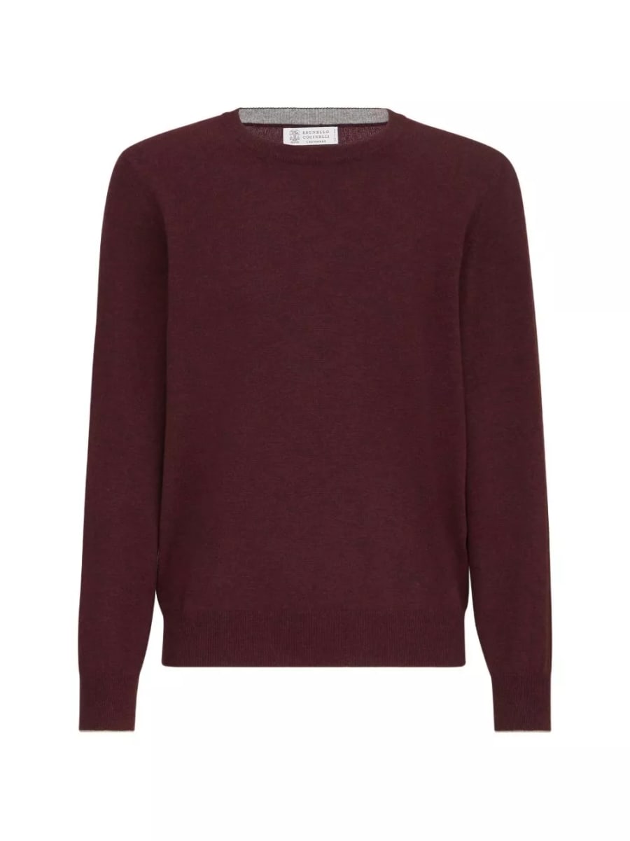 Brunello Cucinelli Maglione girocollo in cashmere