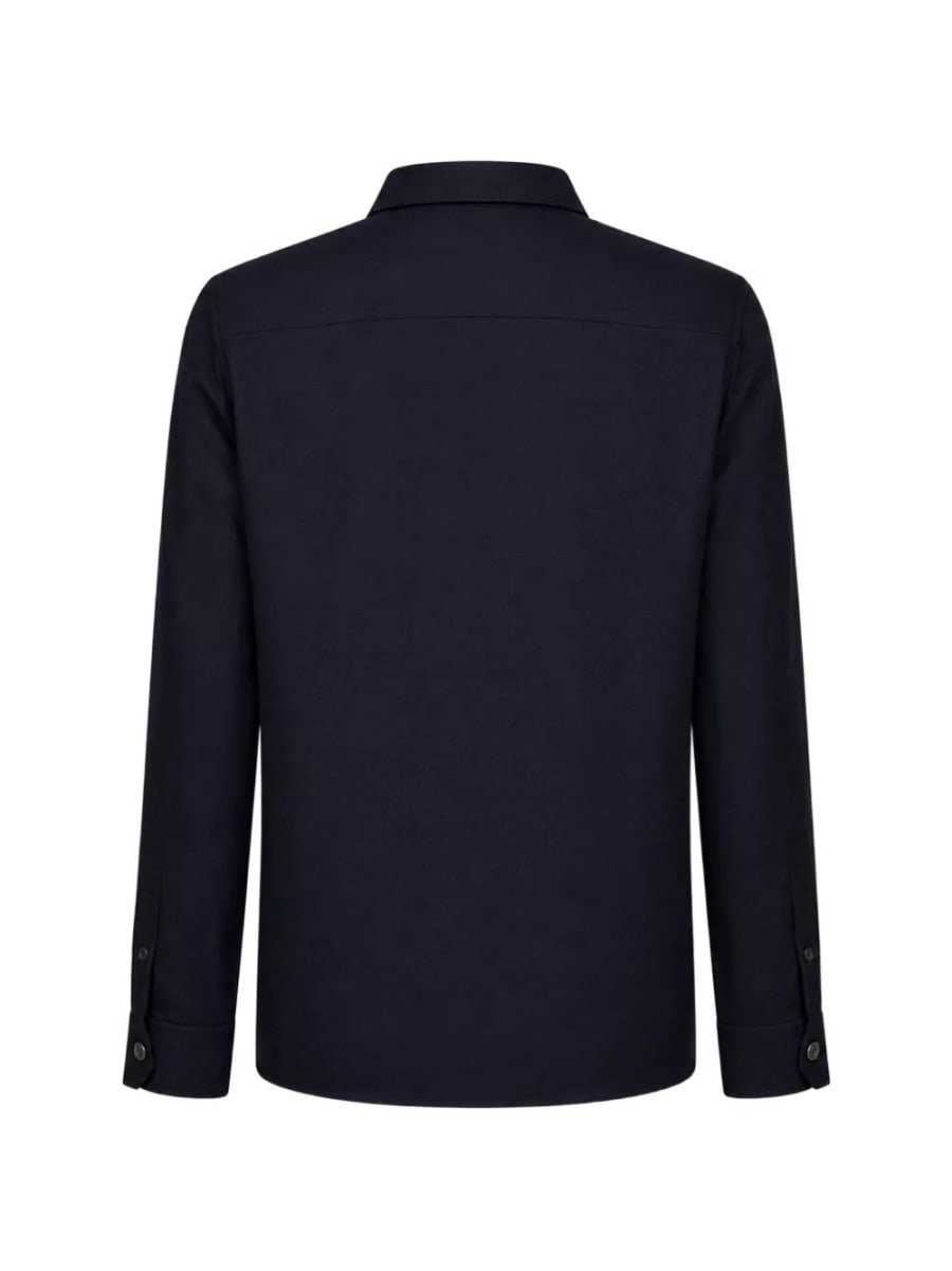 Brunello Cucinelli Camicia in lana, view 3