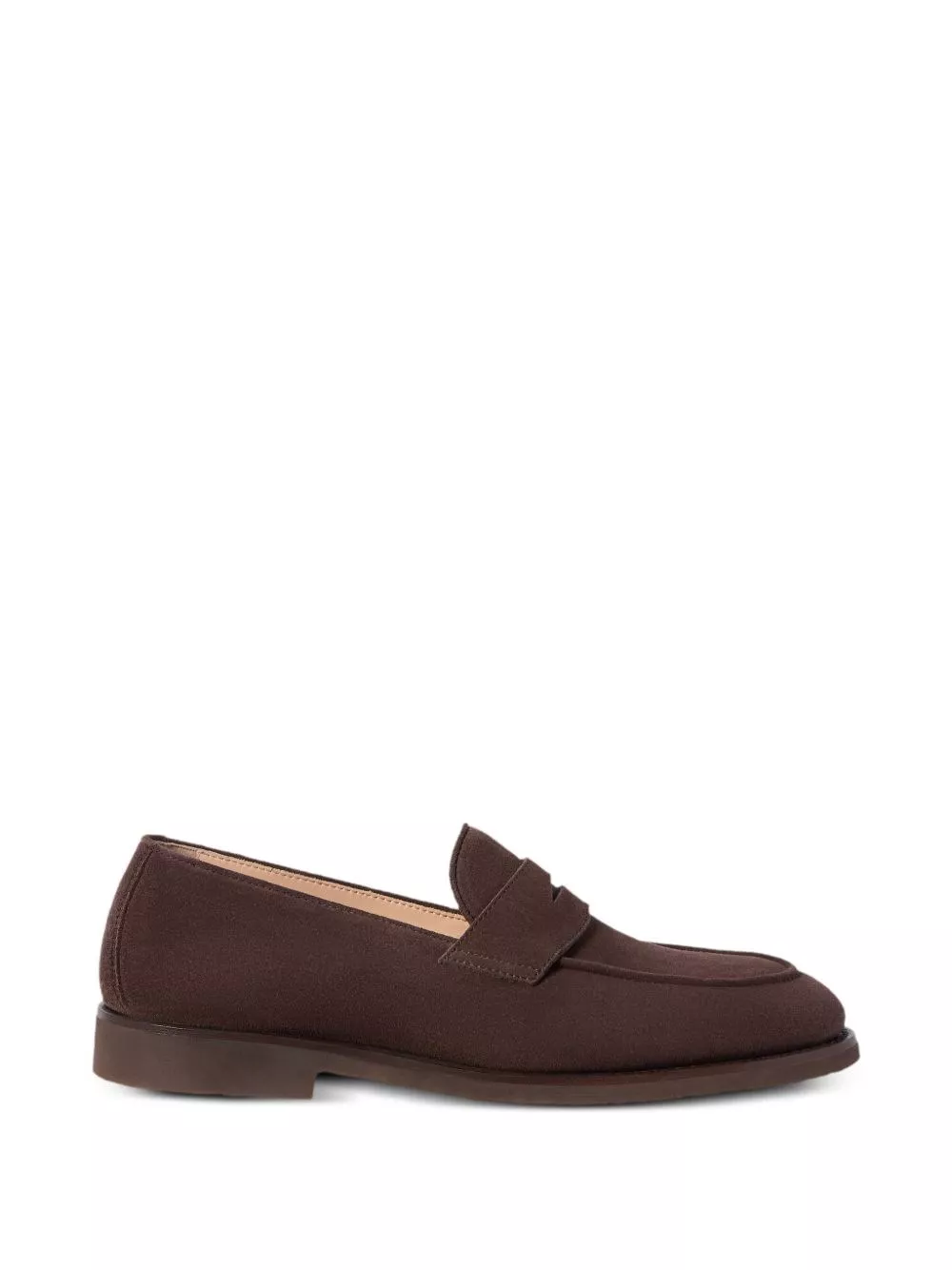 Brunello Cucinelli Mocassini in pelle scamosciata