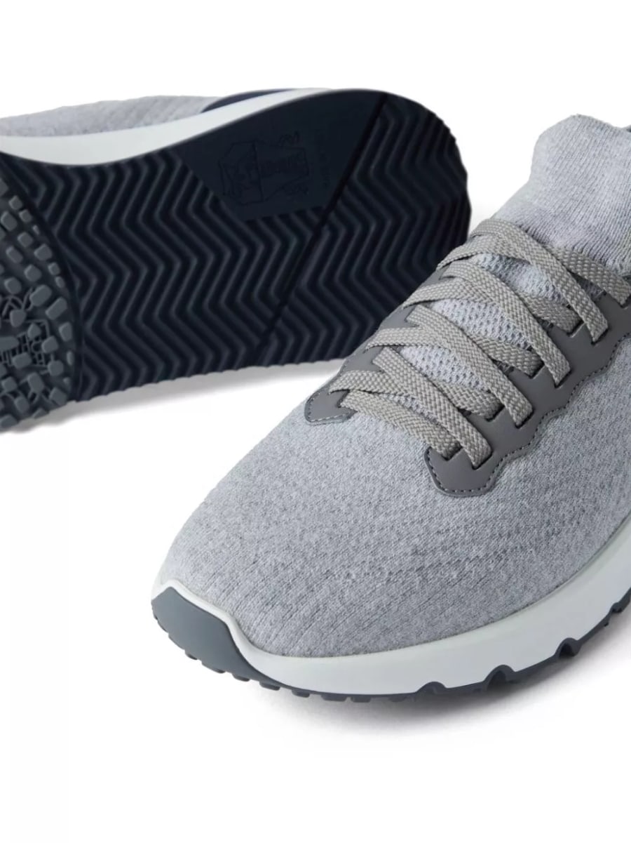 Brunello Cucinelli Sneakers in maglia, view 2