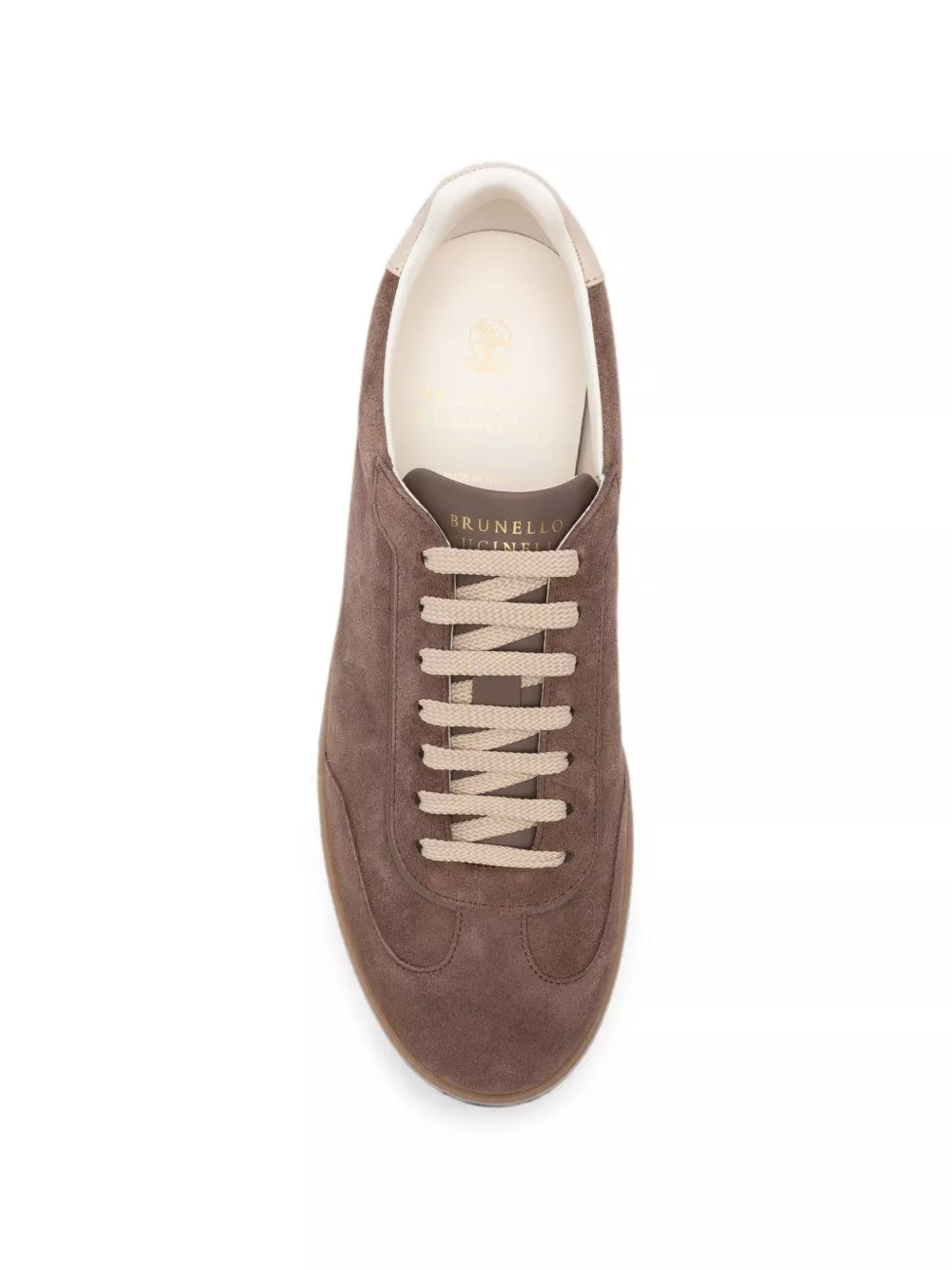Brunello Cucinelli Sneakers in pelle scamosciata, view 2