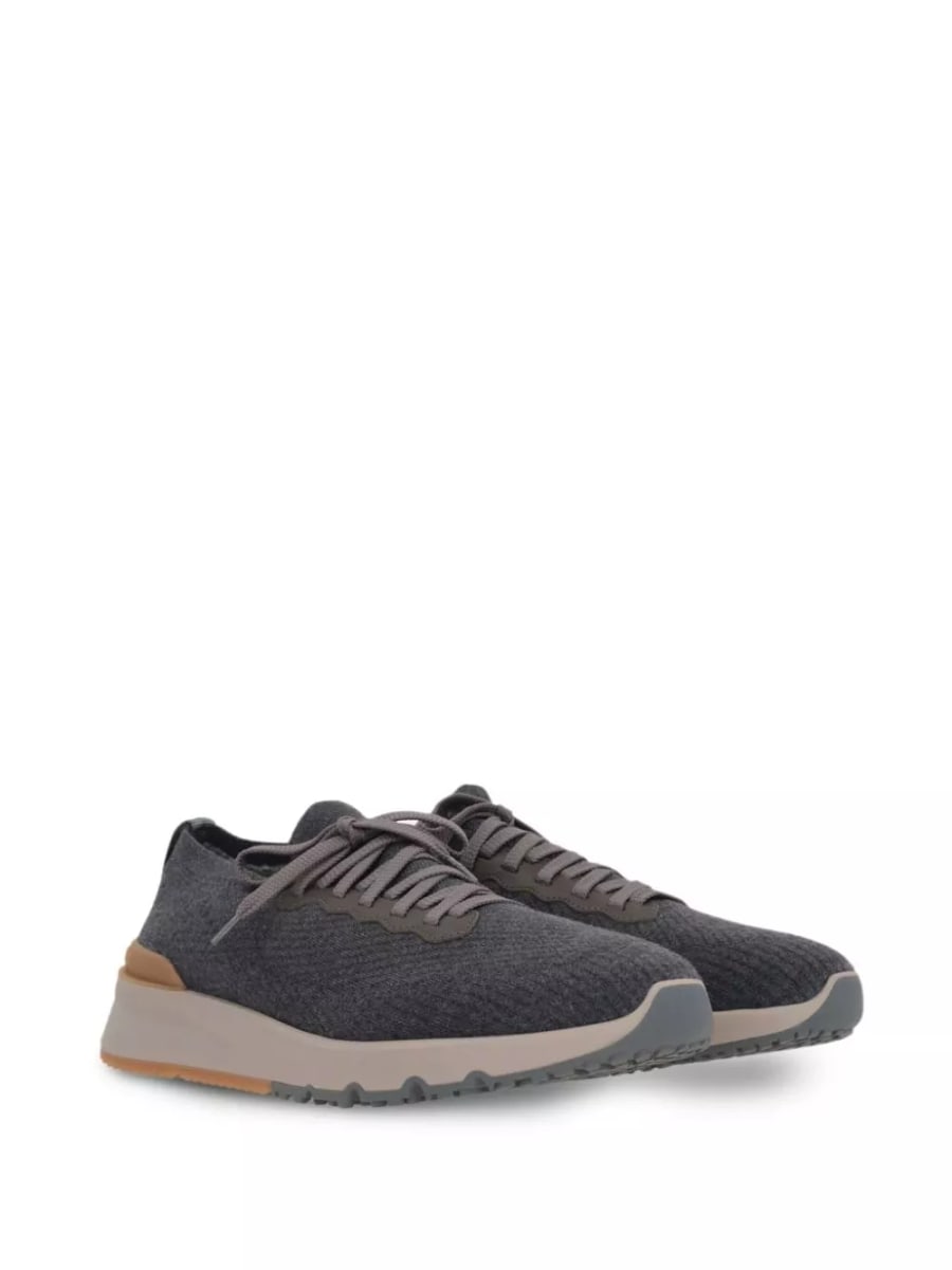 Brunello Cucinelli Sneakers in lana, view 2