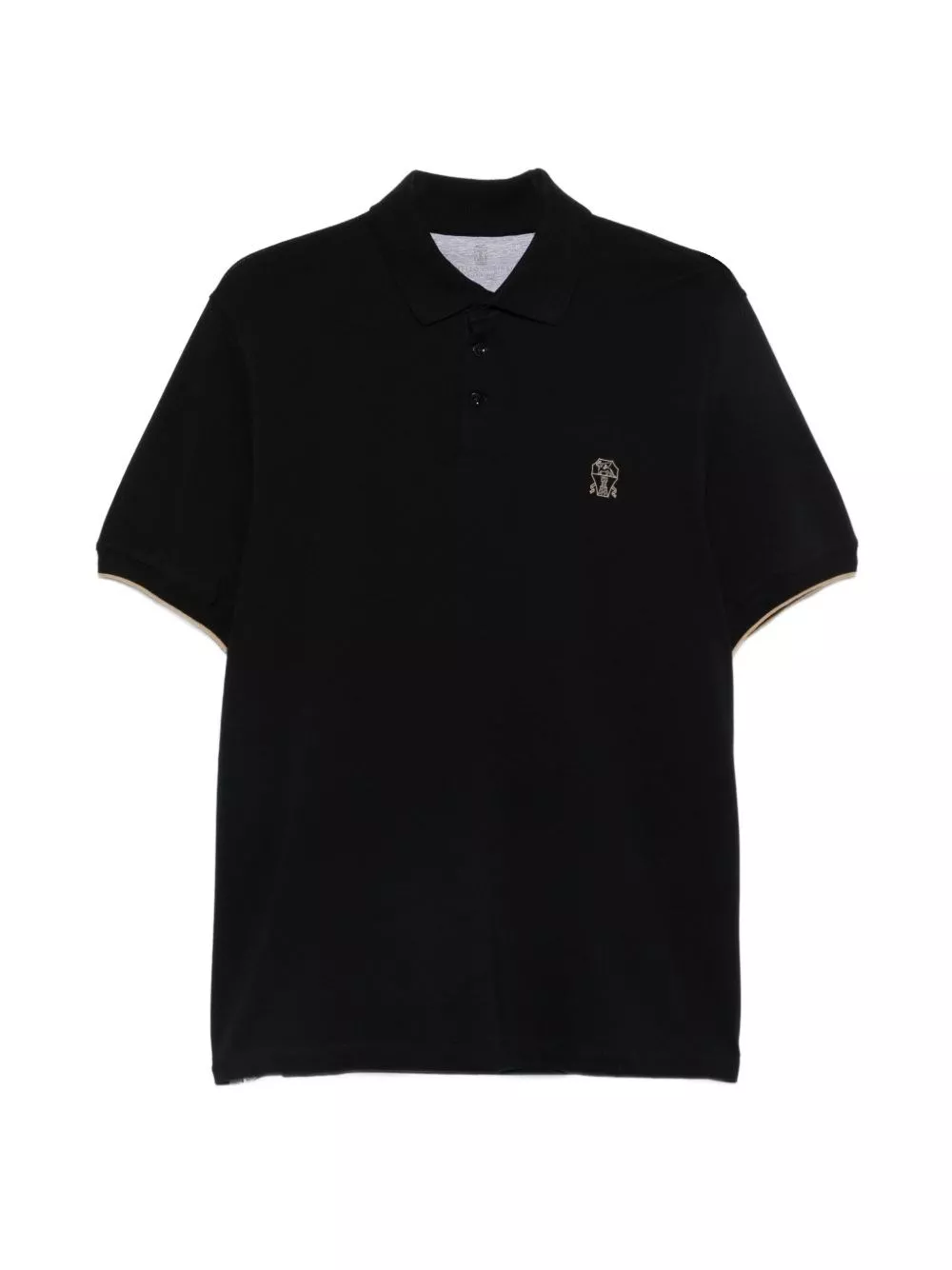 Brunello Cucinelli la polo in cotone con logo