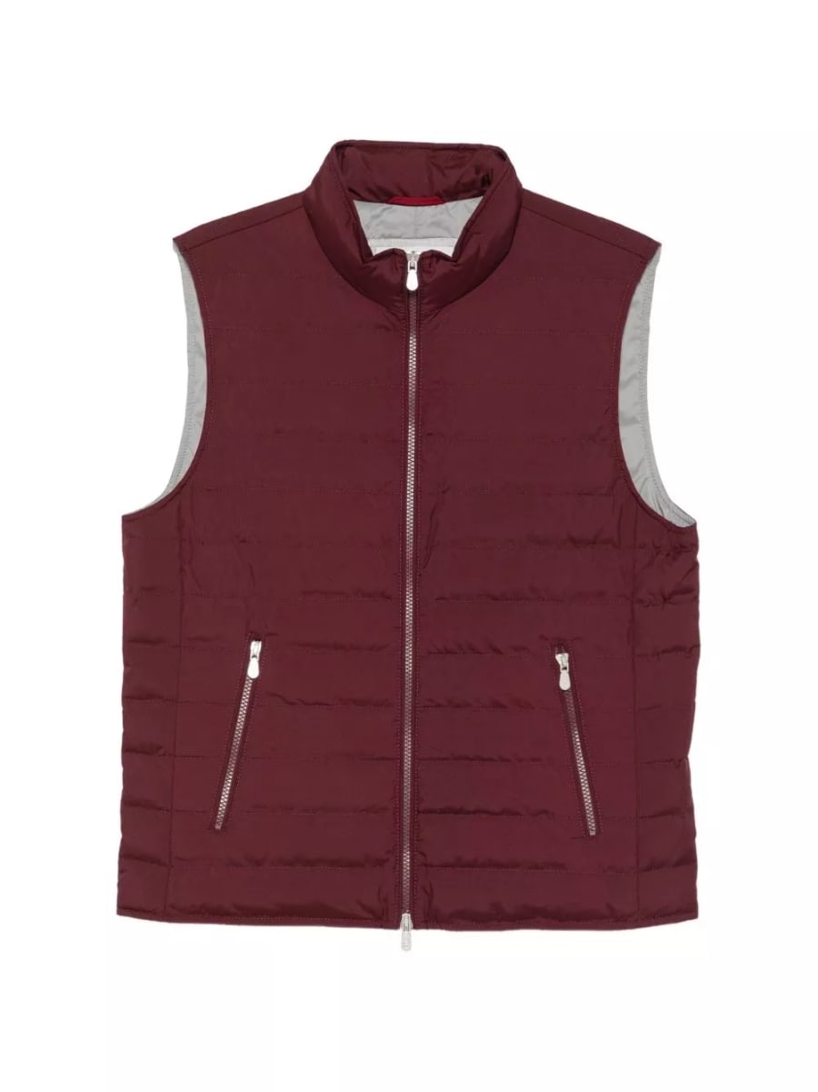 Brunello Cucinelli Gilet in piuma