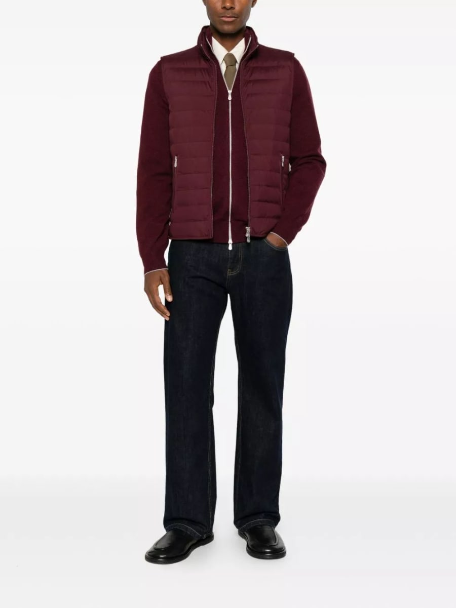 Brunello Cucinelli Gilet in piuma, view 2