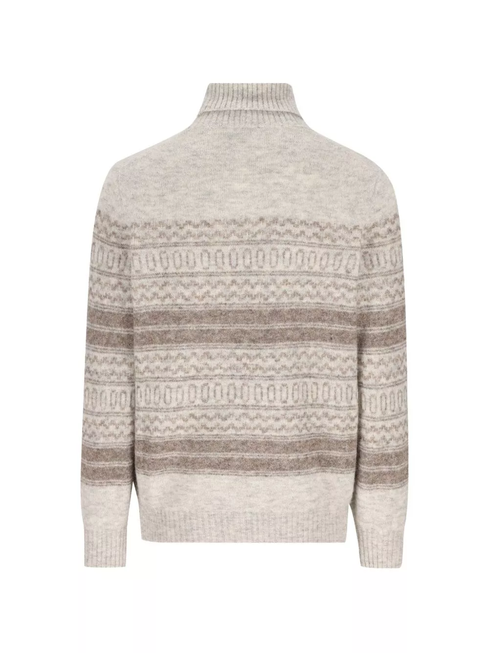 Brunello Cucinelli Maglione in lana a collo alto, view 2
