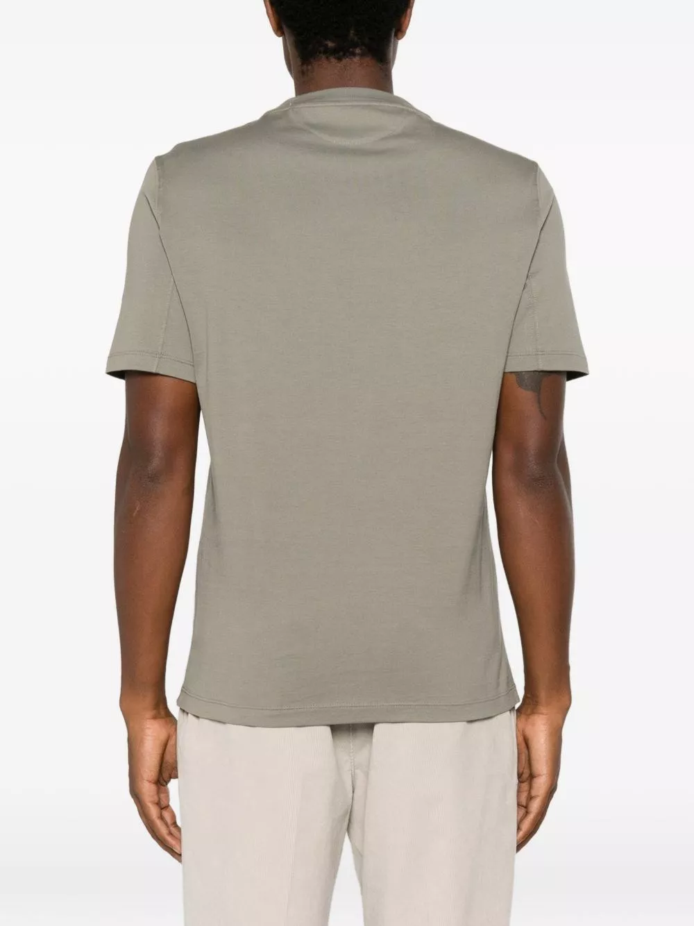 Brunello Cucinelli T-shirt in cotone logo, view 2