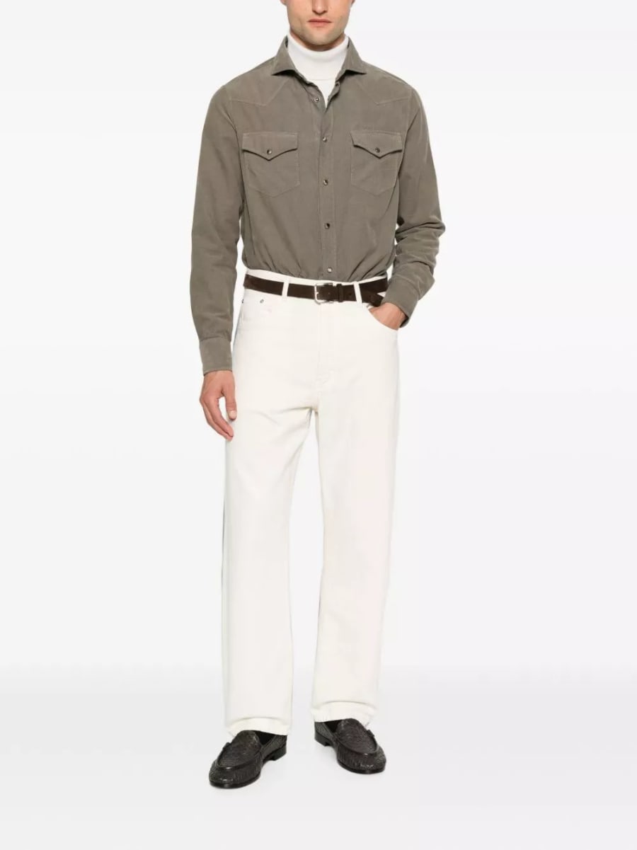 Brunello Cucinelli Camicia di cotone, view 5