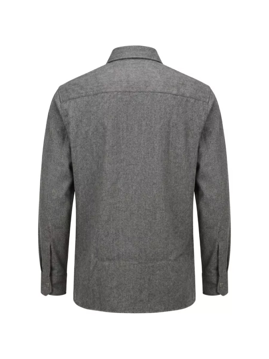 Brunello Cucinelli Camicia in lana, view 2
