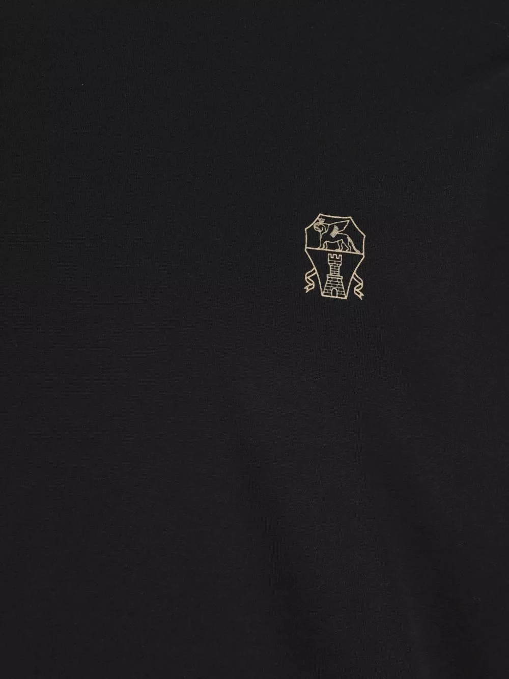 Brunello Cucinelli T-shirt in cotone logo, view 2